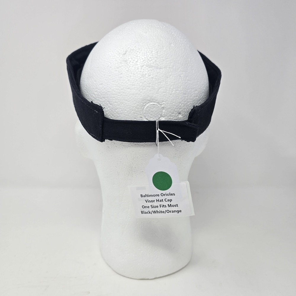 Baltimore Orioles MLB Sun Visor Hat Orange White Black Adjustable One Size - Picture 2 of 10
